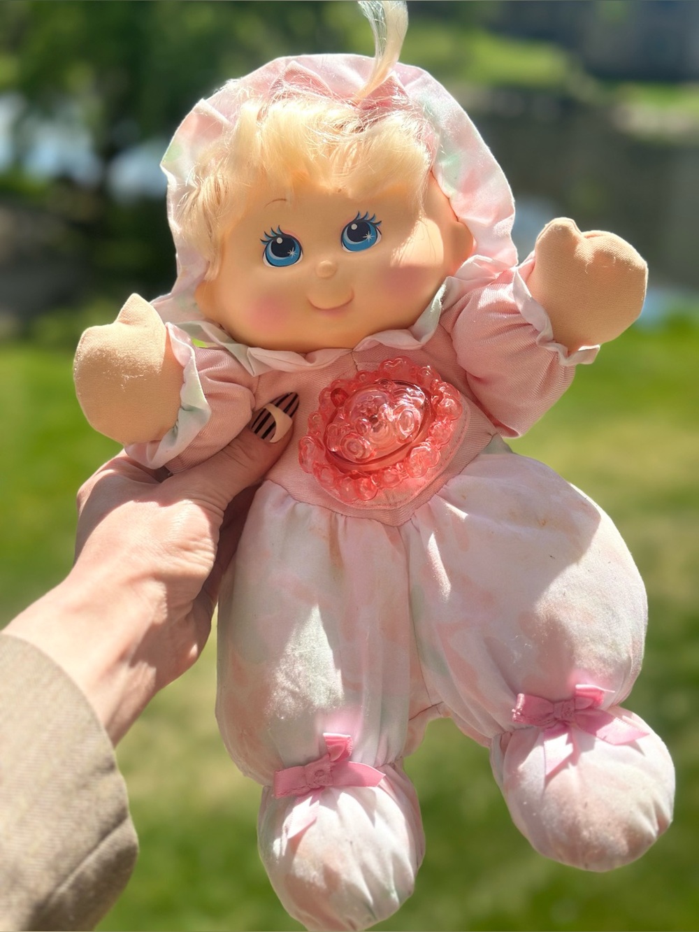 1993 Blonde TWINKLE TOT ✨Vintage Playskool Pink Plush Nostalgia Toy